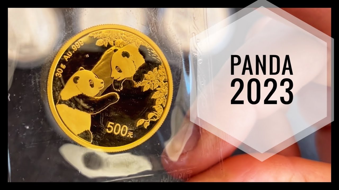 NUEVA Onza de Oro - Panda 2023