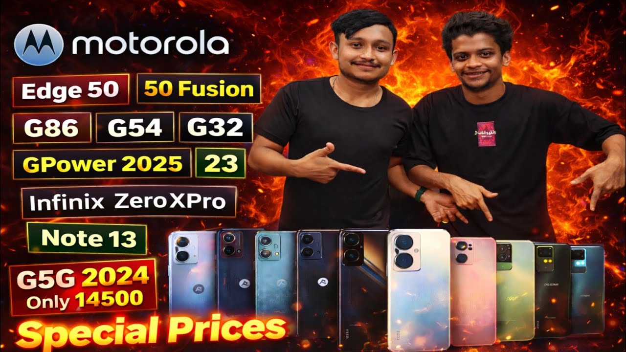 Дешевые мобильные телефоны: Motorola Edge 50 50Fusion 2024 G84 G54 G32 GPower 2025 23 Infinix Zer...