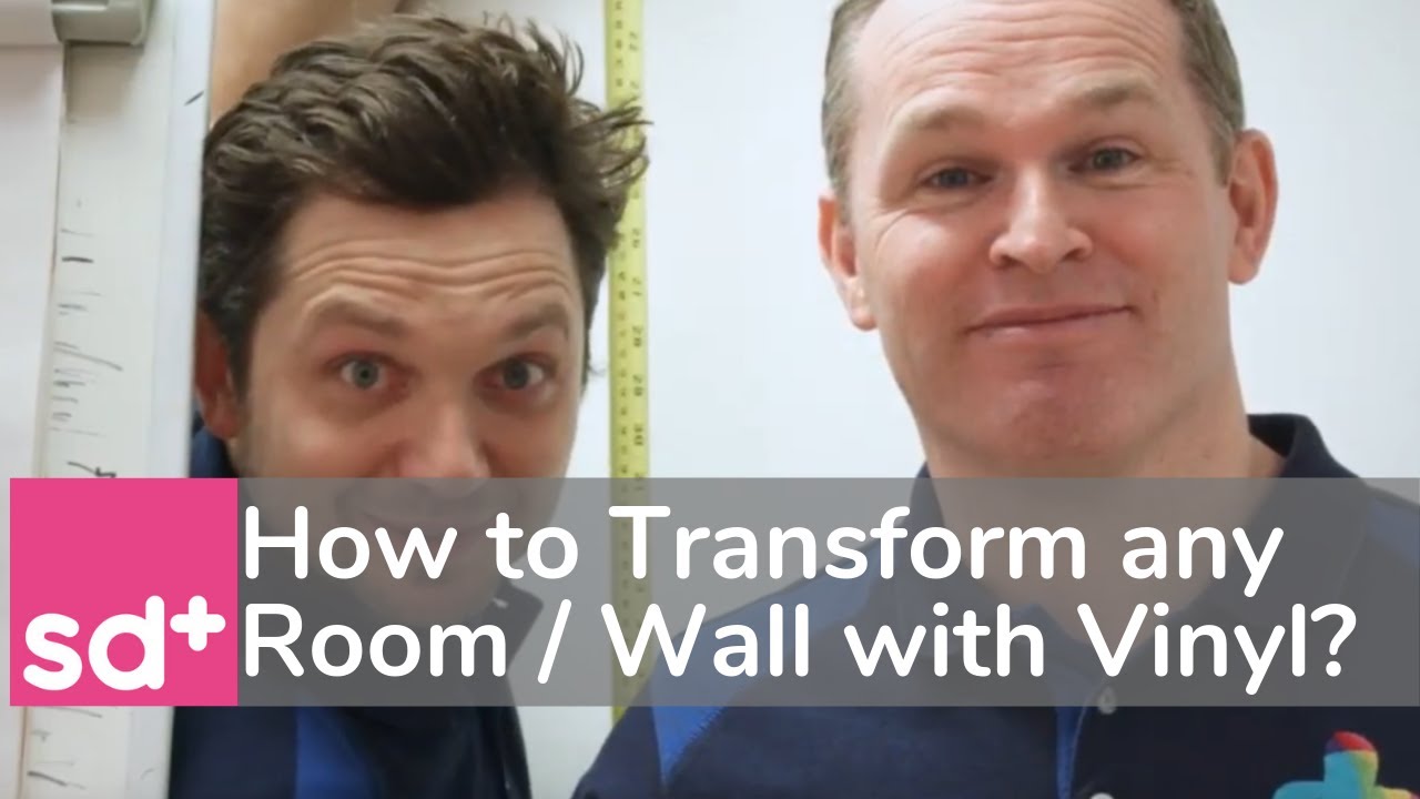 No More Boring Walls. Transforming a room with vinyl.