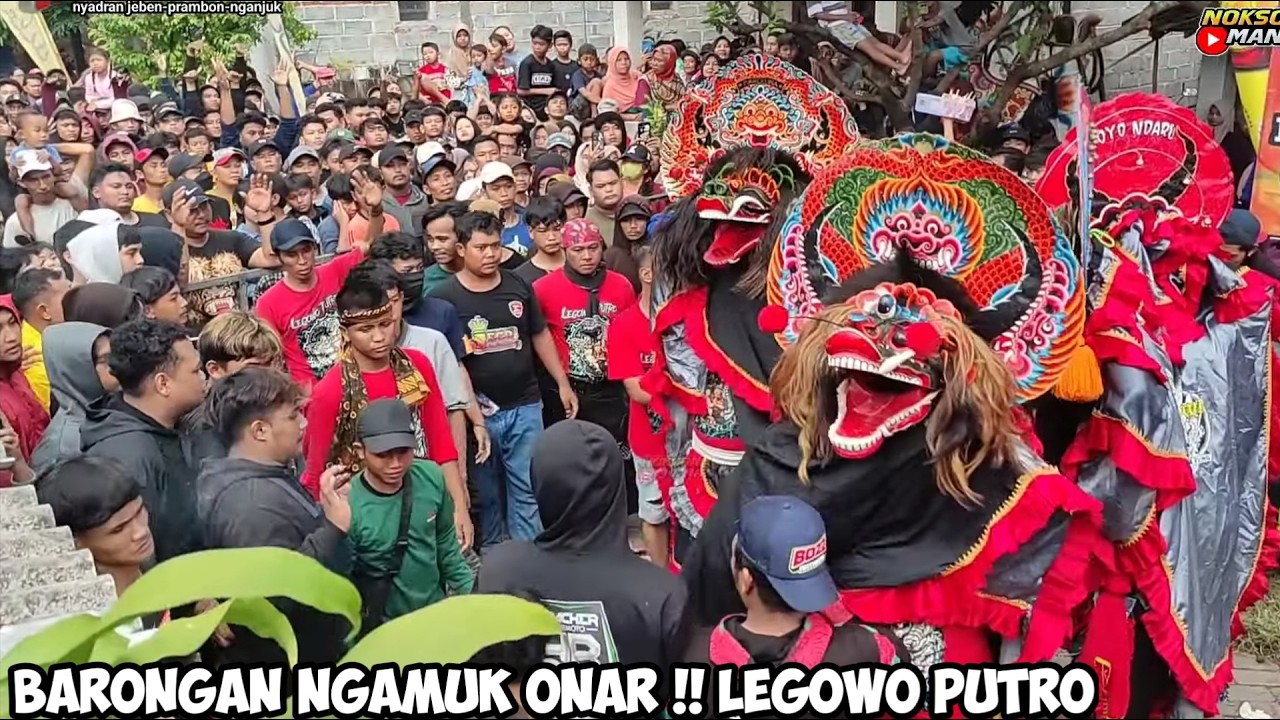 Rampak Barongan Ngamuk Onar❗Jaranan LEGOWO PUTRO Live Jeben Prambon Nganjuk