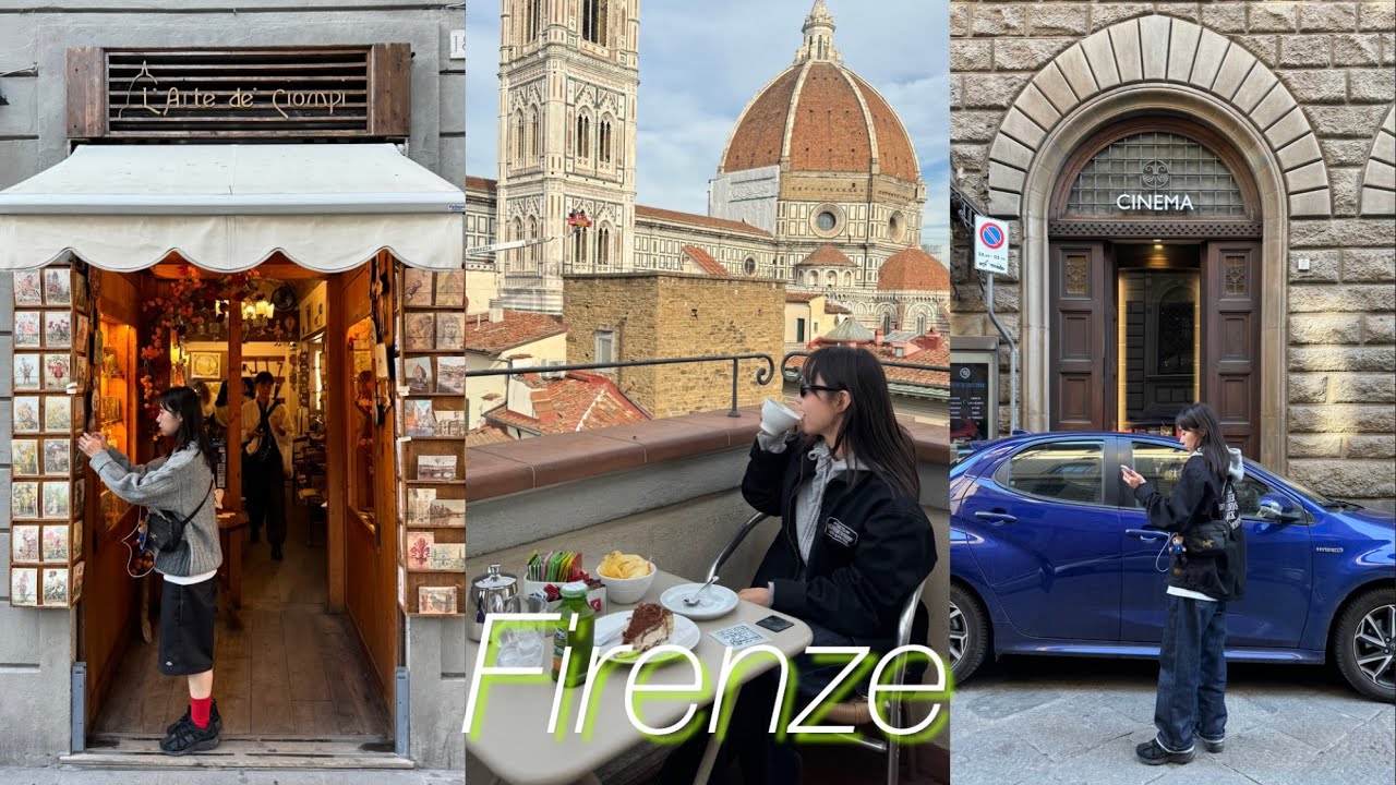🇮🇹 이탈리아 여행 피렌체 vlog . 피렌체 여행코스 추천 (달오스떼 티본스테이크 . 두오모성당이 모이는 루프탑 카페 . 피렌체중앙시장 . 미켈란젤로 언덕 )