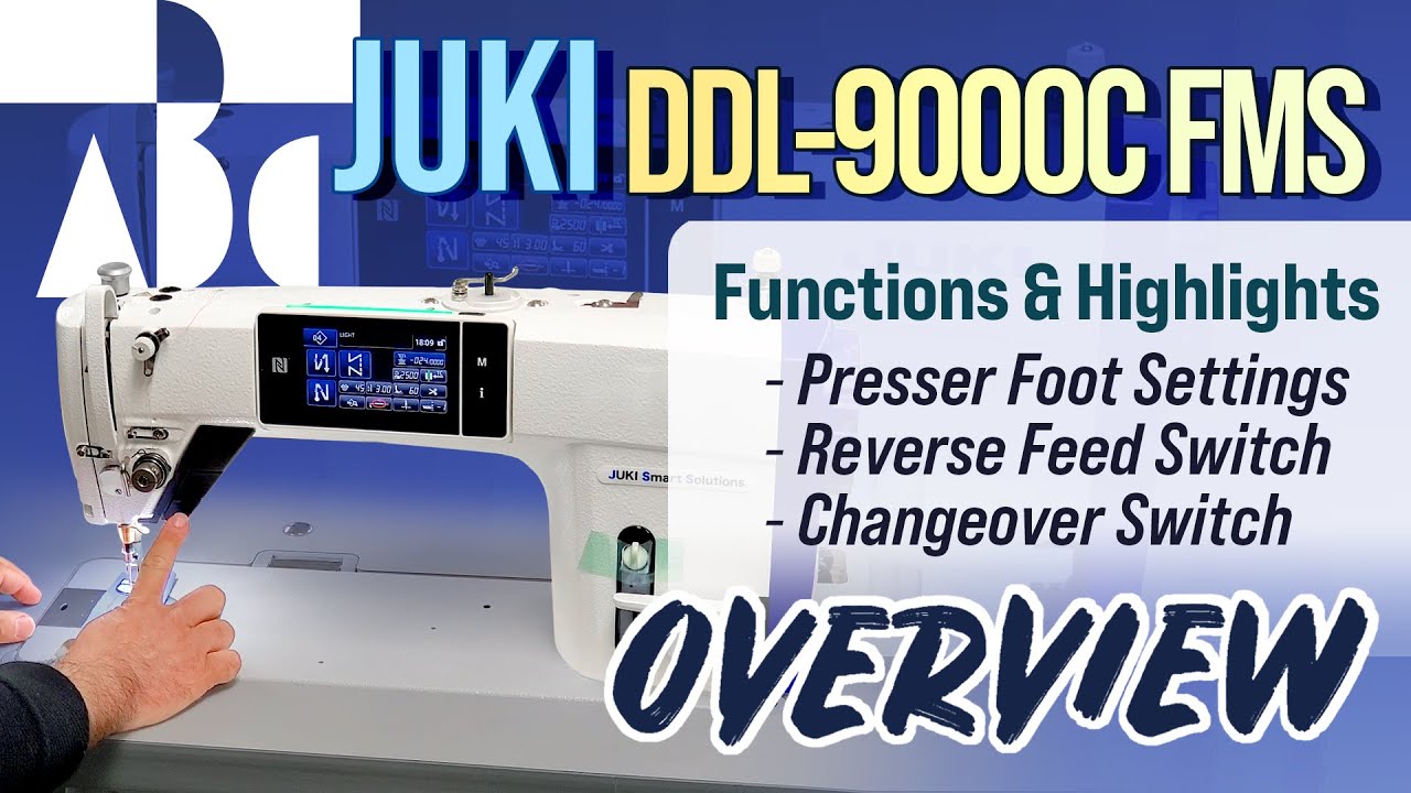 JUKI DDL 9000C FMS Functions & Highlights OVERVIEW