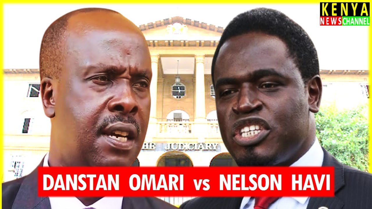 DRAMA outside High Court as Top Lawyers Clash - Danstan Omari & Nelson Havi