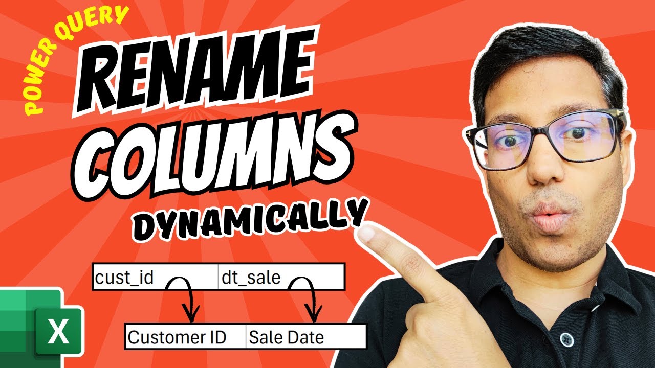 Rename Columns Dynamically in Power Query (Column Mapping Trick)