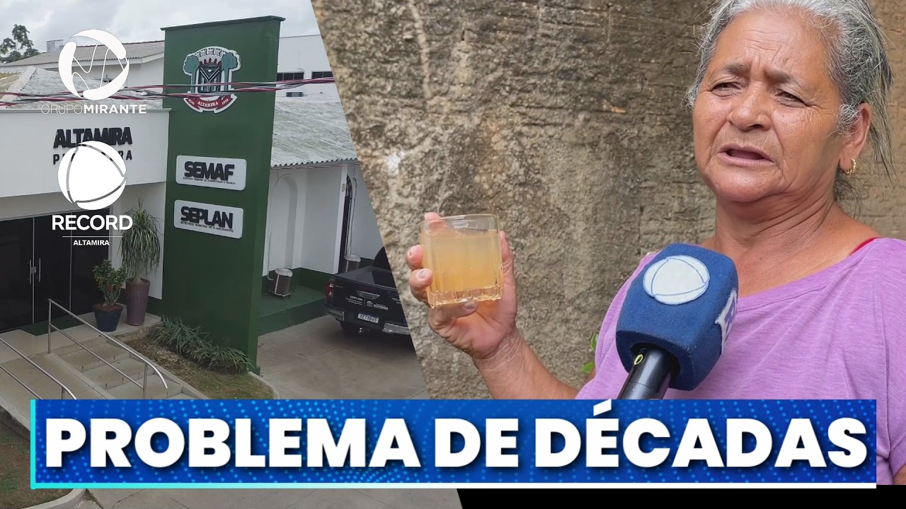 CRISE HÍDRICA MARCA TRANSIÇÃO DA GESTÃO DE ÁGUA E ESGOTO | Record Altamira - Grupo Mirante