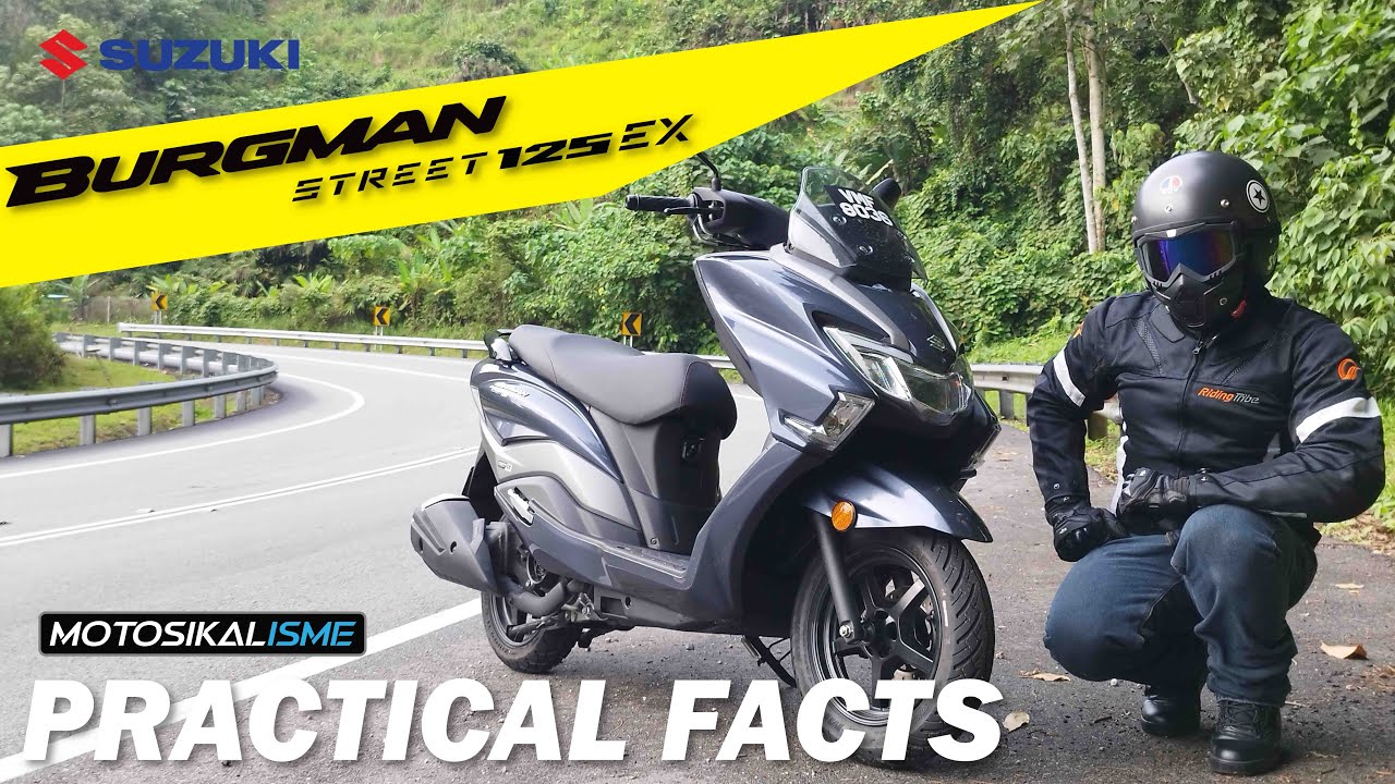 SUZUKI BURGMAN STREET 125 EX  PRACTICAL FACTS | PERFORMANCE | HANDLING | FUEL CONSUMPTION | FEATURES