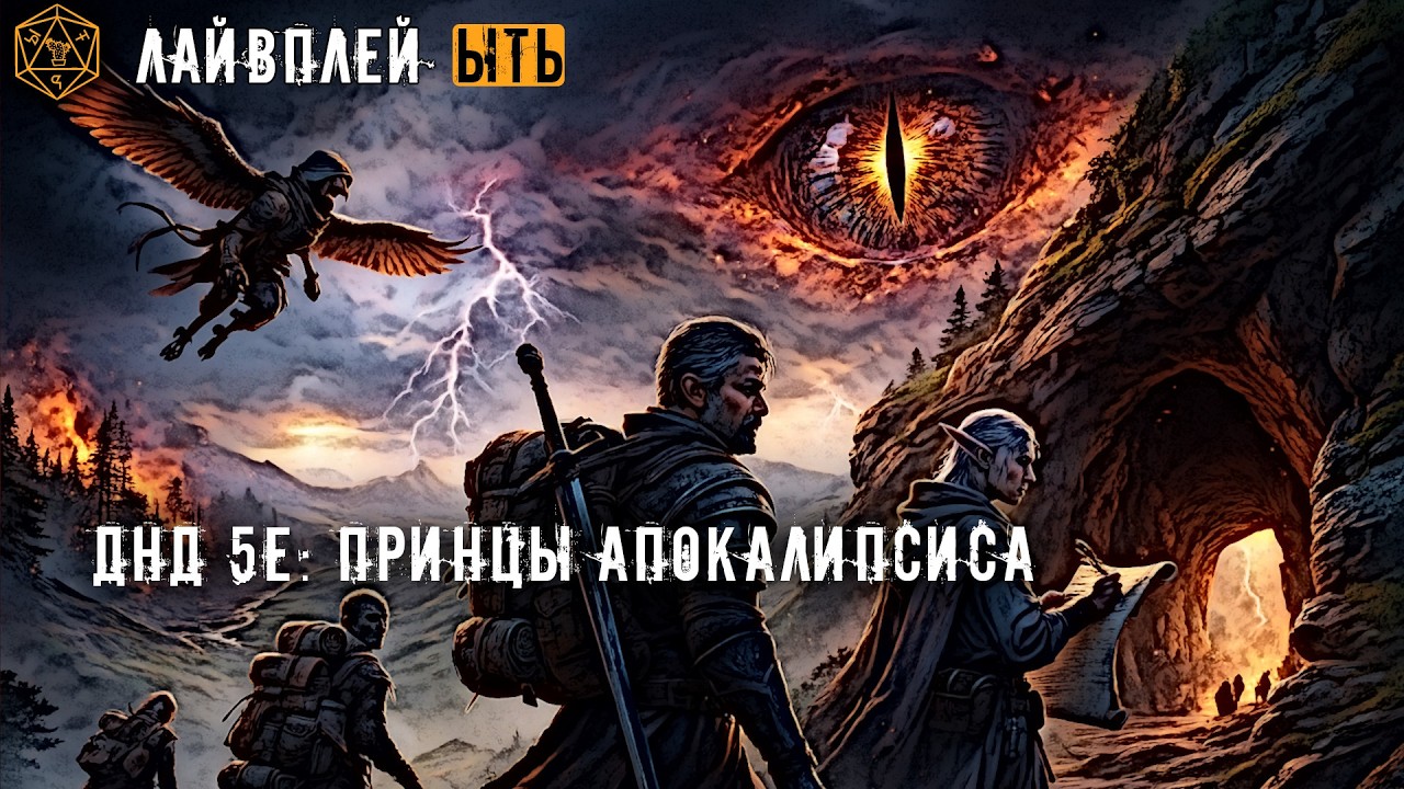 ЫТЬ! | РОЛЁВКА | ОКО ЗЛА | ДНД ПРИНЦЫ АПОКАЛИПСИСА | СЕССИЯ 22 | DnD 5e 2014 | В ПЛАМЯ