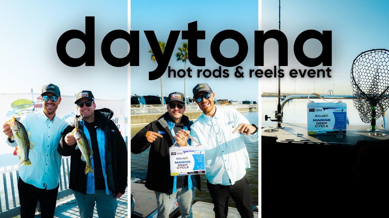 Noah Gragson and Jacob Wheeler Fishing for Charity at Daytona (Lake Lloyd)