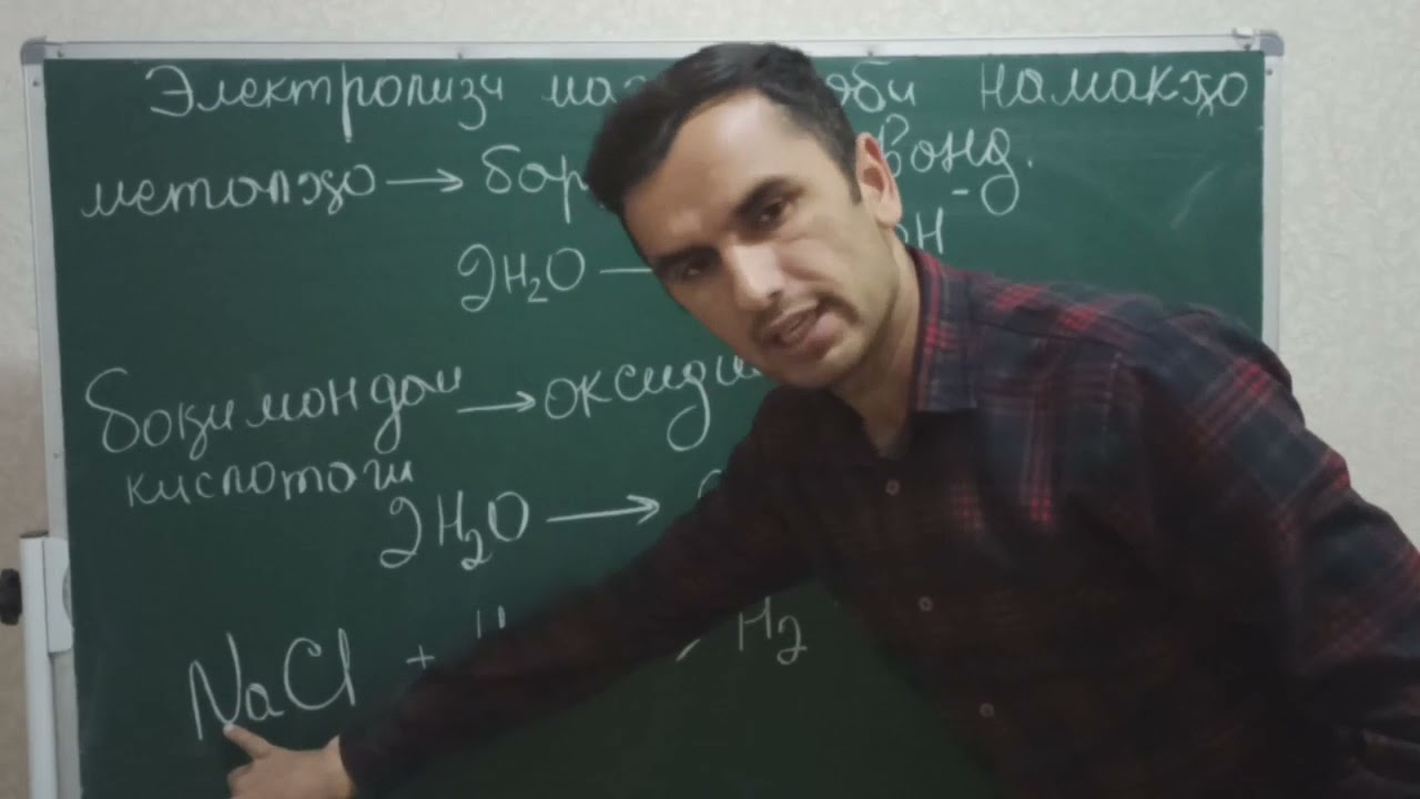 Химия.ЭЛЕКТРОЛИЗИ НАМАКХО Dr. Abdulloh
