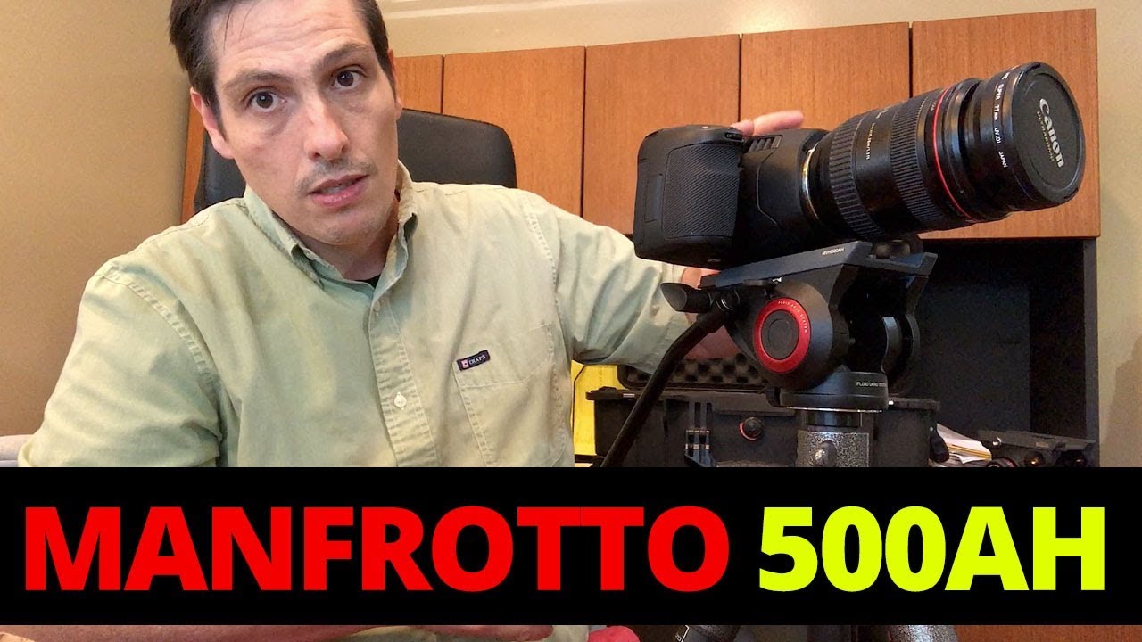 MANFROTTO 500AH È BELLISSIMO... testa per video professionale