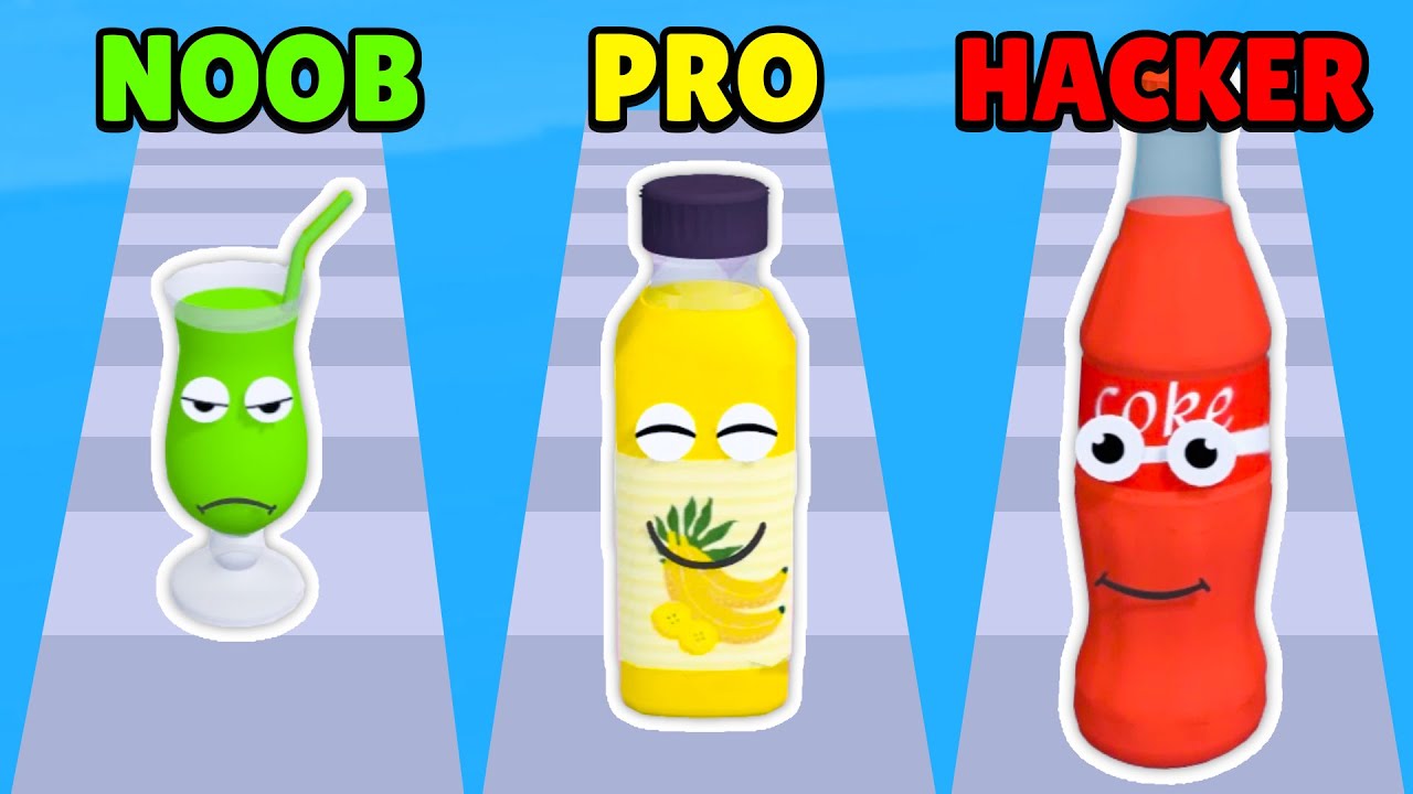 🤢 NOOB vs 😎 PRO vs 😈 HACKER - Juice Run | Download Play Store APK