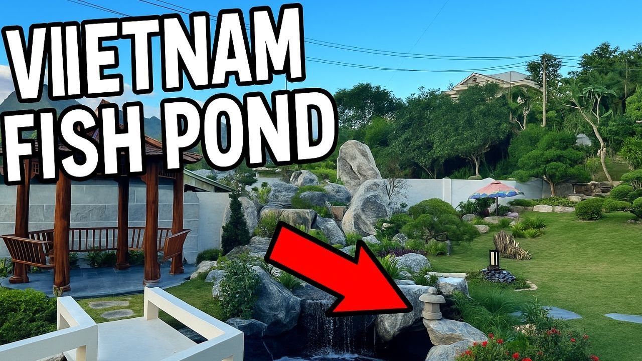 GIANT POND PROJECT in VIETNAM 🇻🇳 | From Dirt to Paradise!