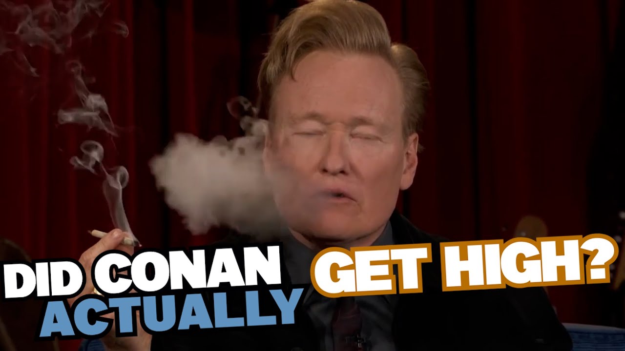 Conan Seth Rogan Smokes Weed - Does Conan Get High? Why Conan's Show Is Ending - Not Retiring