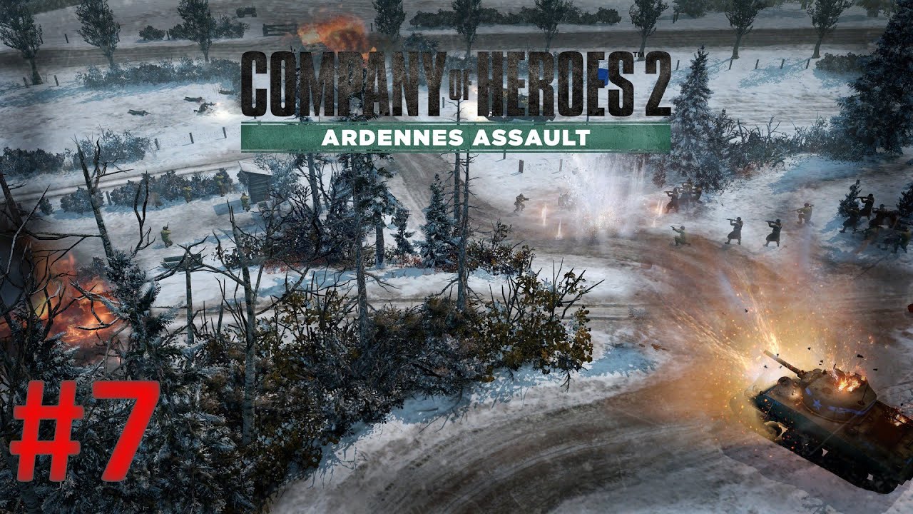 Company of Heroes 2 Ardennes Assault Playthrough Part 7: Lierneux [Hard Difficulty]