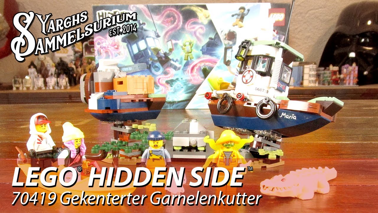 🧟 LEGO Hidden Side 70419 - Gekenterter Garnelenkutter - Unboxing Review deutsch