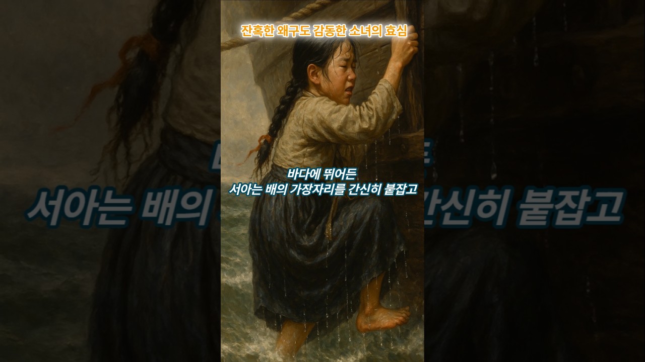 잔혹한 왜구도 감동한 소녀의 효심_아버지를 구한 소녀 #역사#조선시대#왜구#아버지