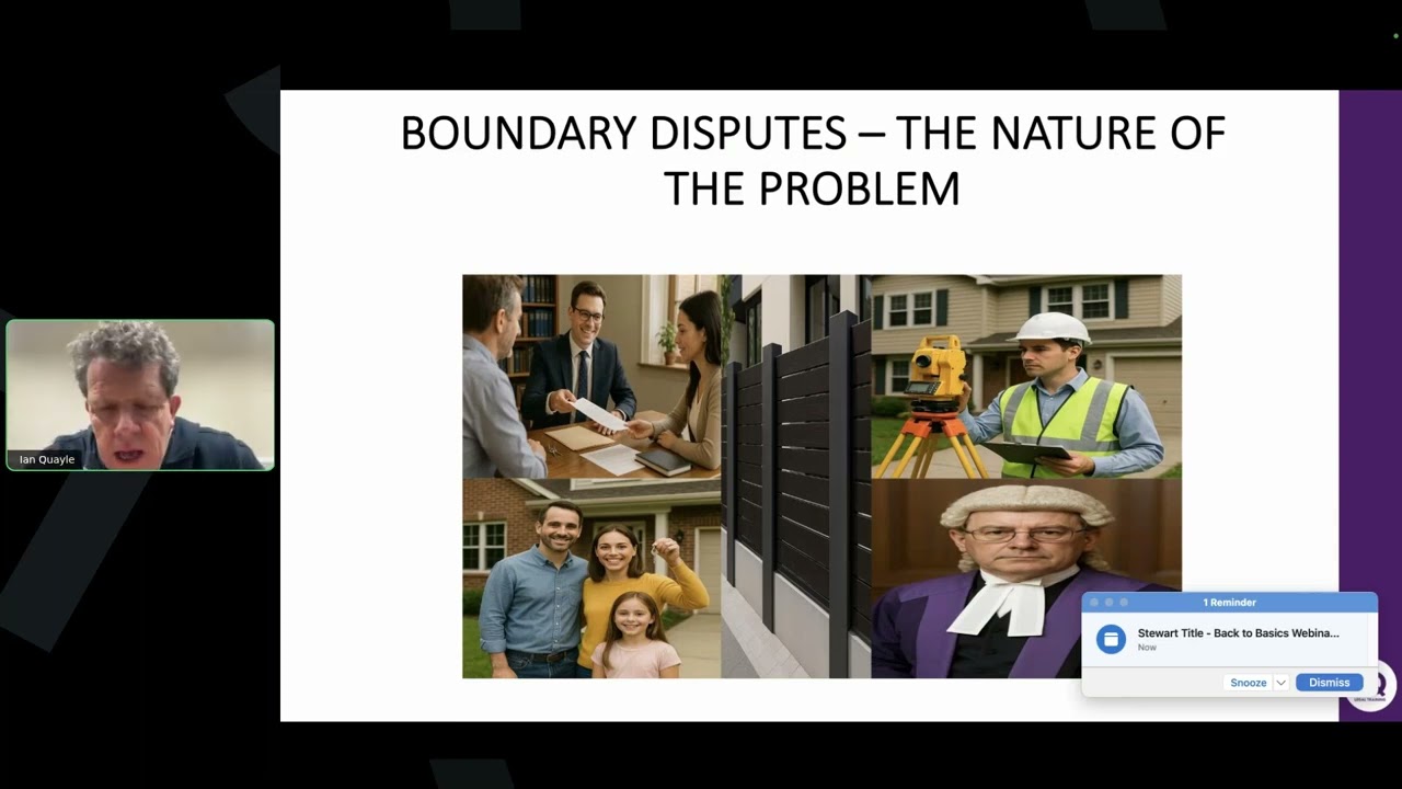 Stewart Title - Back to Basics - Webinar 5 - Land Registration
