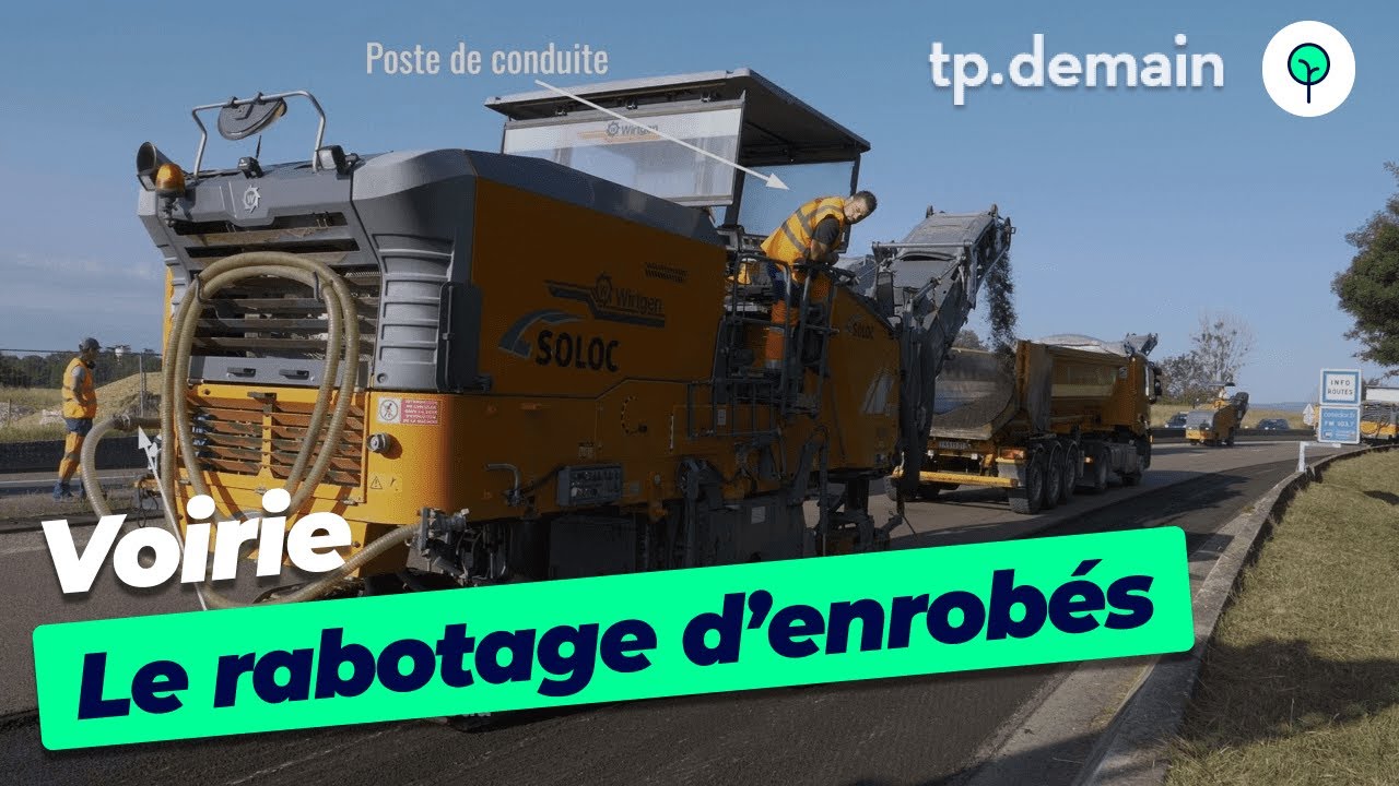 Le rabotage d'enrobés