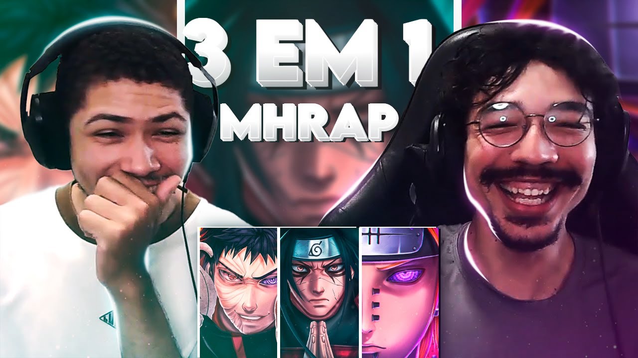 React 3 em 1 MHRAP (Vibe Hashirama, Tipo Tobi 2, Tipo Pain 2)