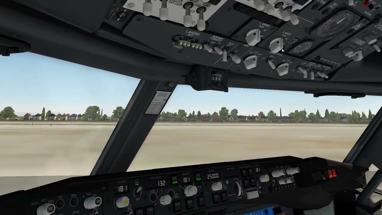 X-PLANE 11 | Boeing 737-8MAX AYT Antalya International taxi and Take off ILS RWY18L Cockpit View