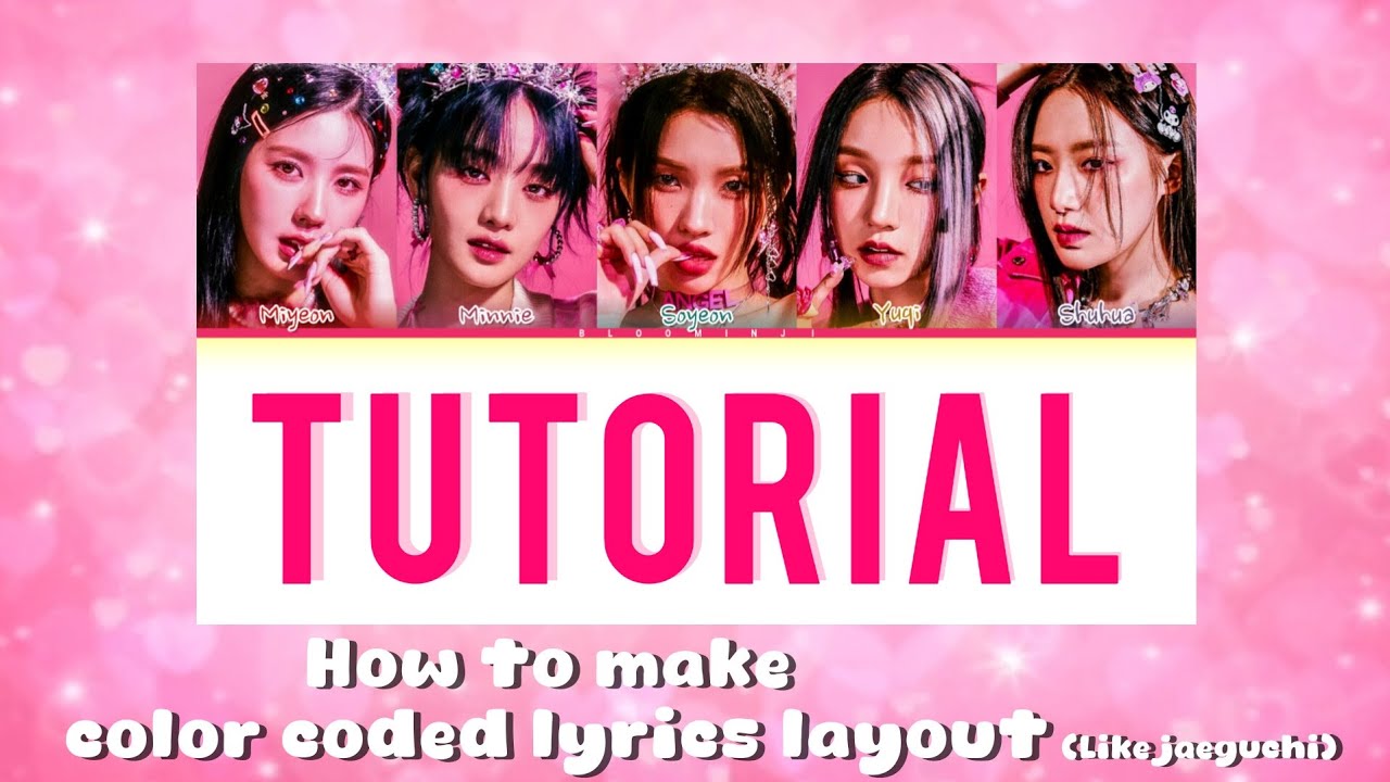 How to make color coded lyrics layout (like jaeguchi)