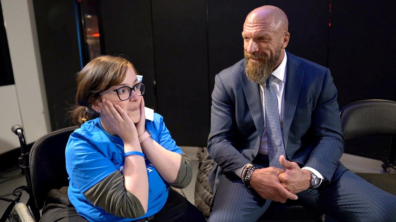 Милая встреча Triple H с Фейт из Make-A-Wish: Дорога Triple H на WrestleMania