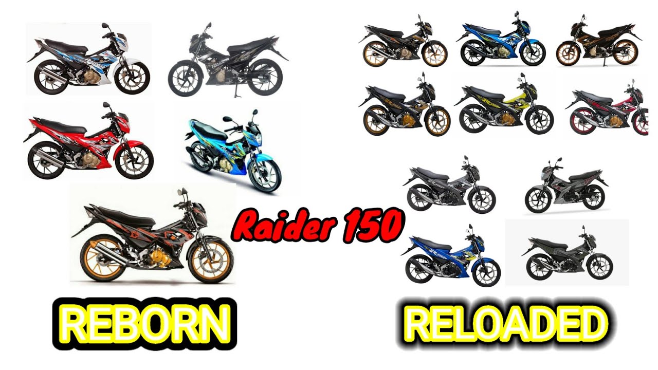 Ano ang pagkakaiba at pagkakaparehas ng Raider 150 Reborn at Reloaded?