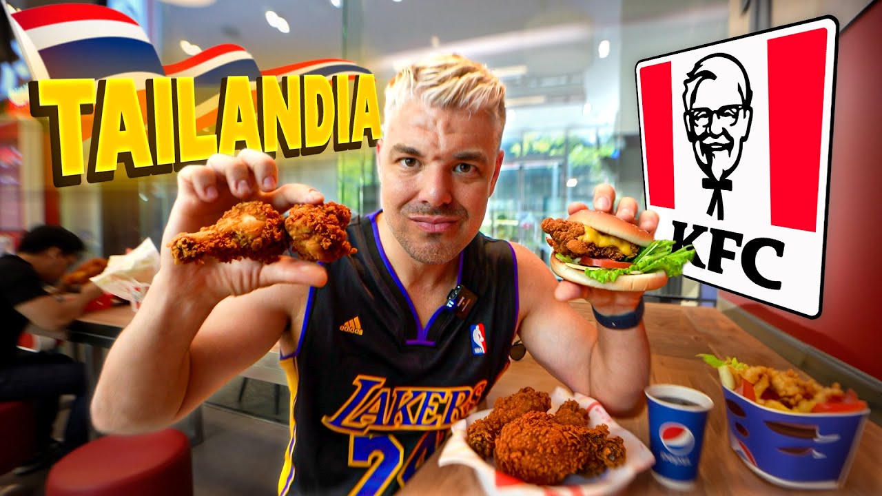 ASÍ ES UN KFC en TAILANDIA 🍔🍗 *EL MEJOR POLLO FRITO DE ASIA* 🇹🇭