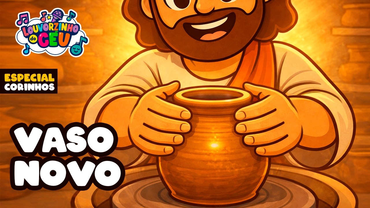 Vaso Novo - Música Infantil Cristã - Corinho Evangélico - Louvorzinho do Céu