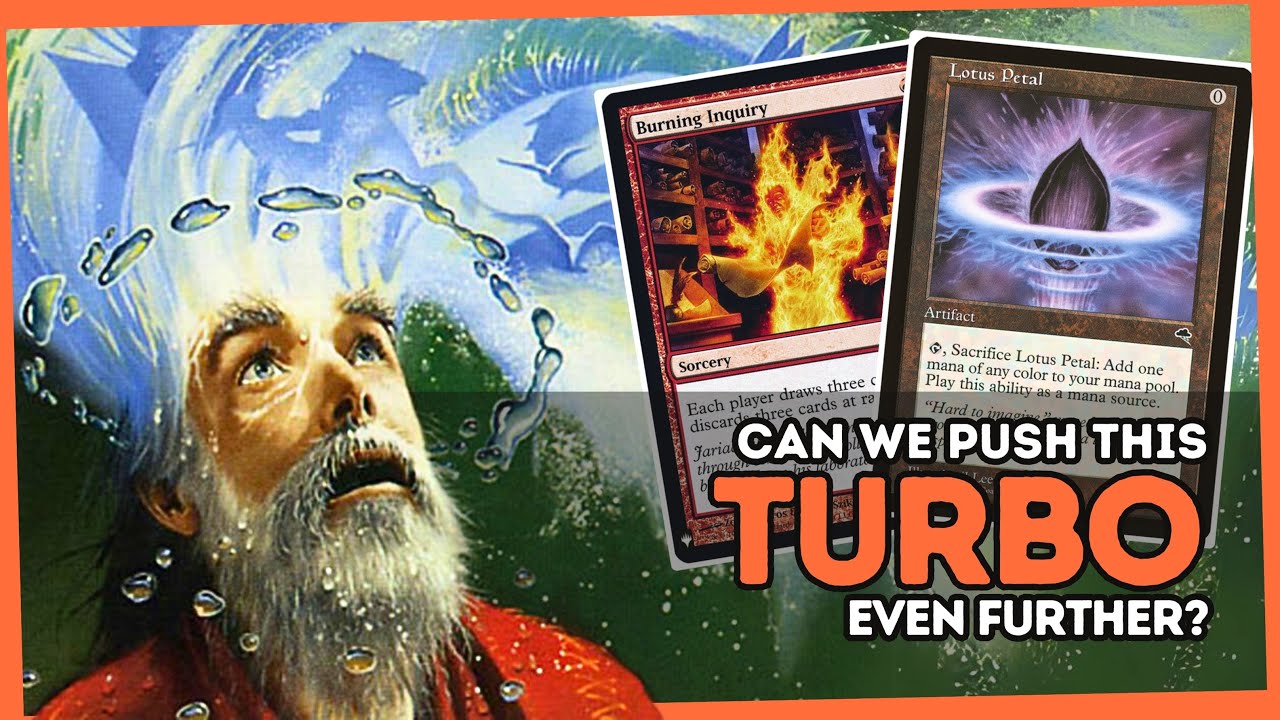Turn 1 Wins?! Turbo Dredge with Lotus Petal & Burning Inquiry!