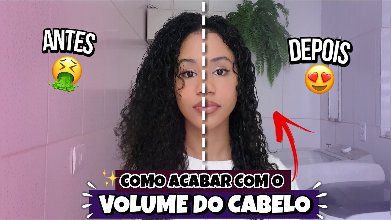 😍 5 DICAS PARA DIMINUIR O VOLUME DO CABELO! 😱