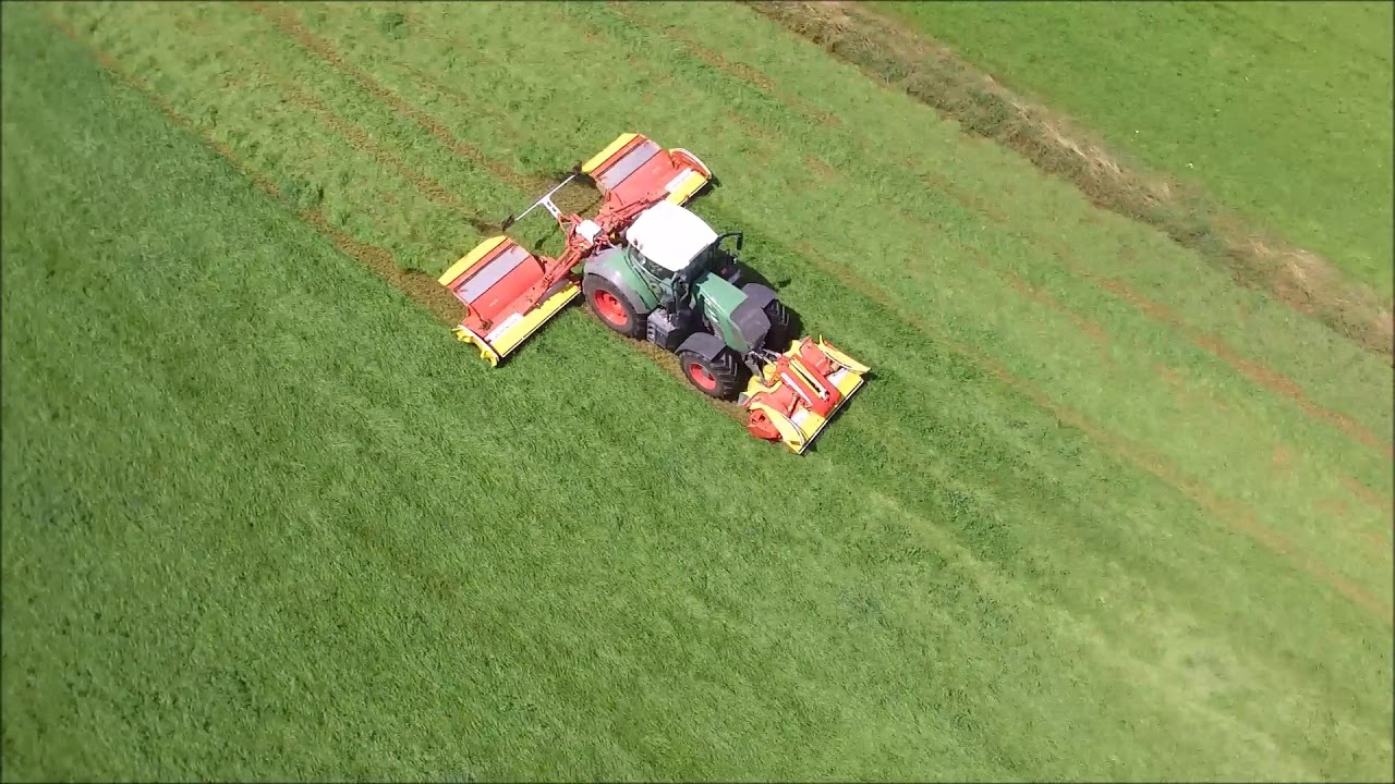Gras mähen | FENDT 828 | Pöttinger X8
