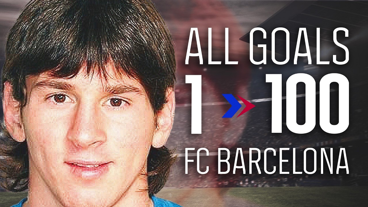 ALL LEO MESSI GOALS | PART 1: GOALS 1&ndash;100 | FC Barcelona 🔵🔴