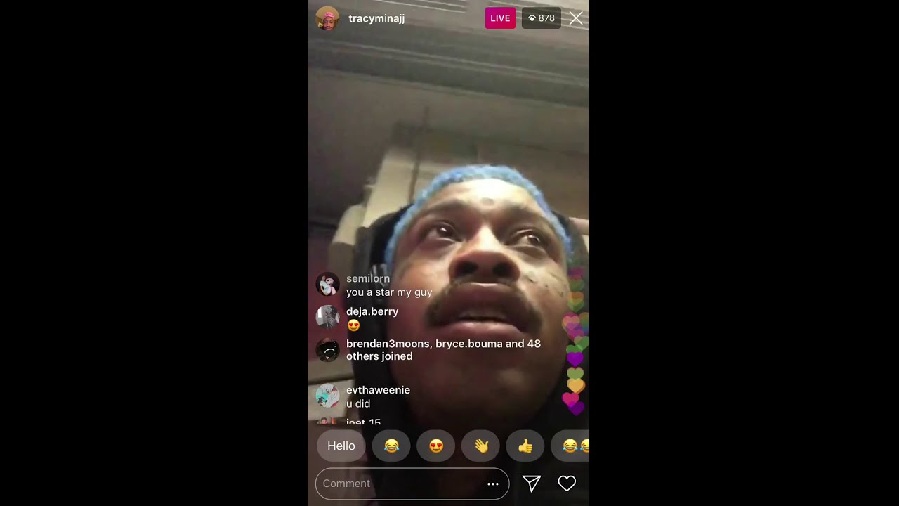Lil Tracy explains heart attack Instagram live