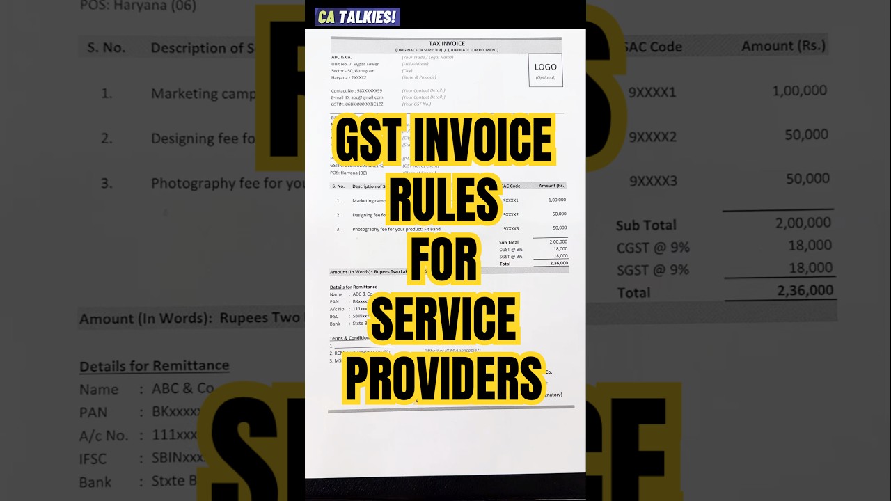 How to make GST Invoice | GST Invoicing Rules | GST Updates | 2025 (Hindi) #gst #startup #business