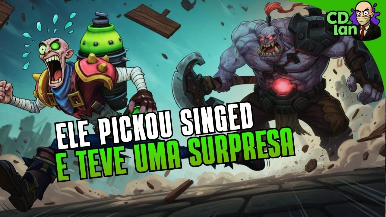 DEPOIS DESSA ELE NUNCA MAIS PICKA SINGED! - A BUILD PROIBIDA DO MONO SINGED CONTRA SINGEDS!!