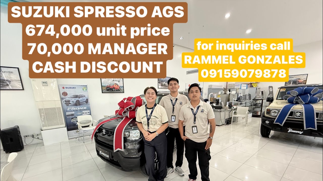 New Suzuki spresso ags 2026 model  white color with latest big cash discount. #spresso2026 