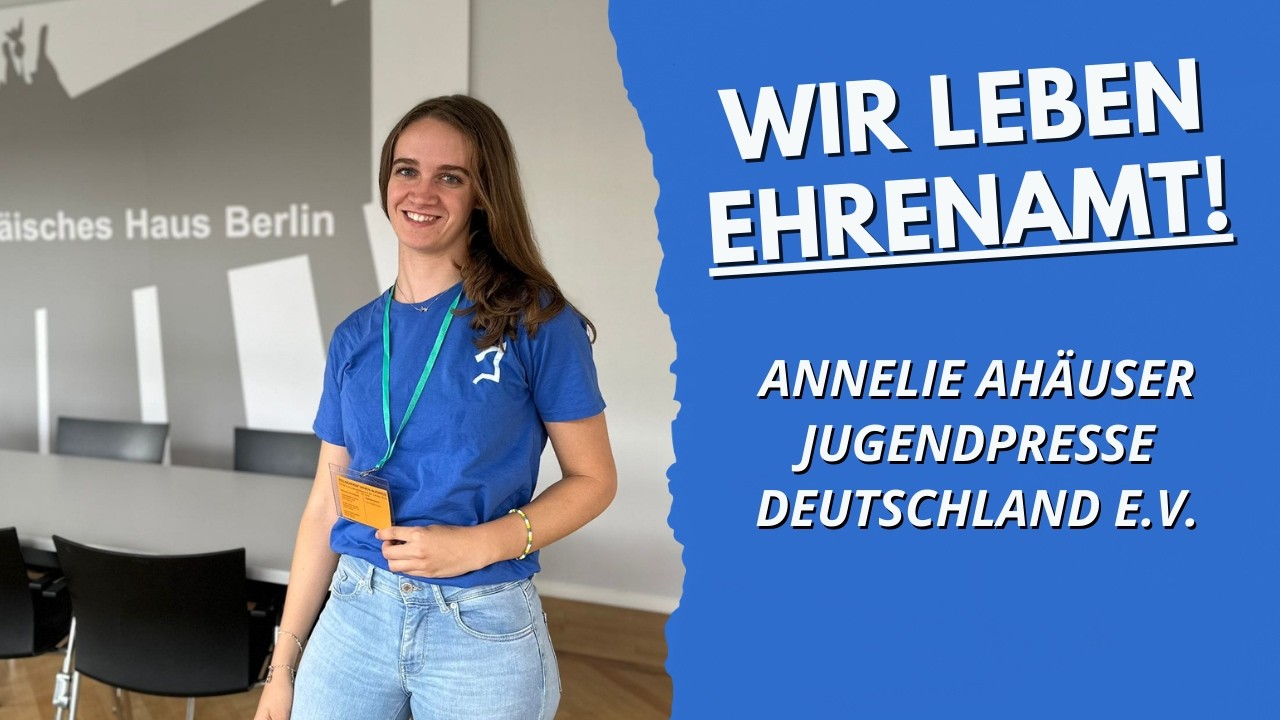 Wir leben Ehrenamt! Bei Medien und Jugendpresse leidenschaftlich unterwegs | TV38