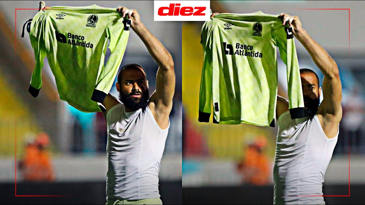 Édrick Menjívar provoca a los aficionados de Motagua luego de caer en el clásico capitalino