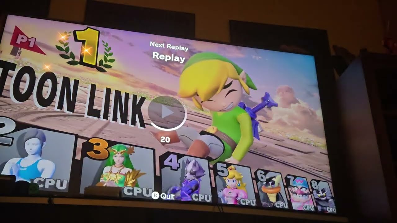Toon link fight
