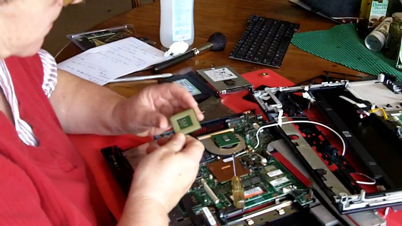 HP nc6120 Laptop CPU & Memory Changing Upgrading