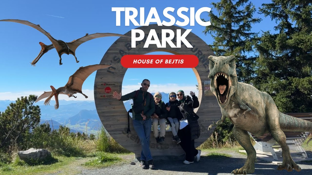 Strah, magla i dinosauri u Austriji | Porodična avantura u Triassic Parku Steinplatte Tirol