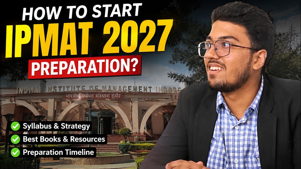 How to start IPMAT 2027 Preparation | Complete Roadmap