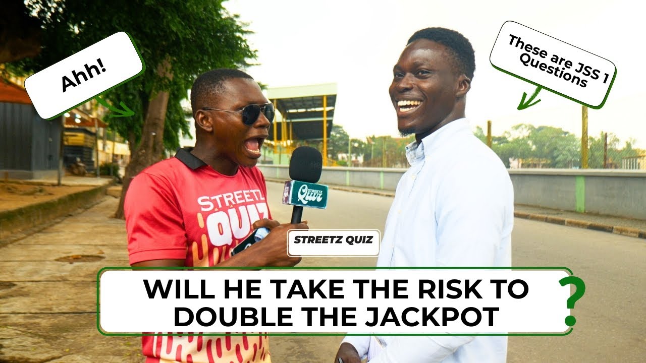 20k Double Jackpot on the Line. Will John Take the Risk | Streetz Quiz