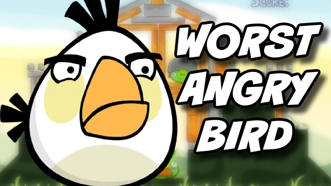 Почему Белая Птица — худшая из Angry Bird