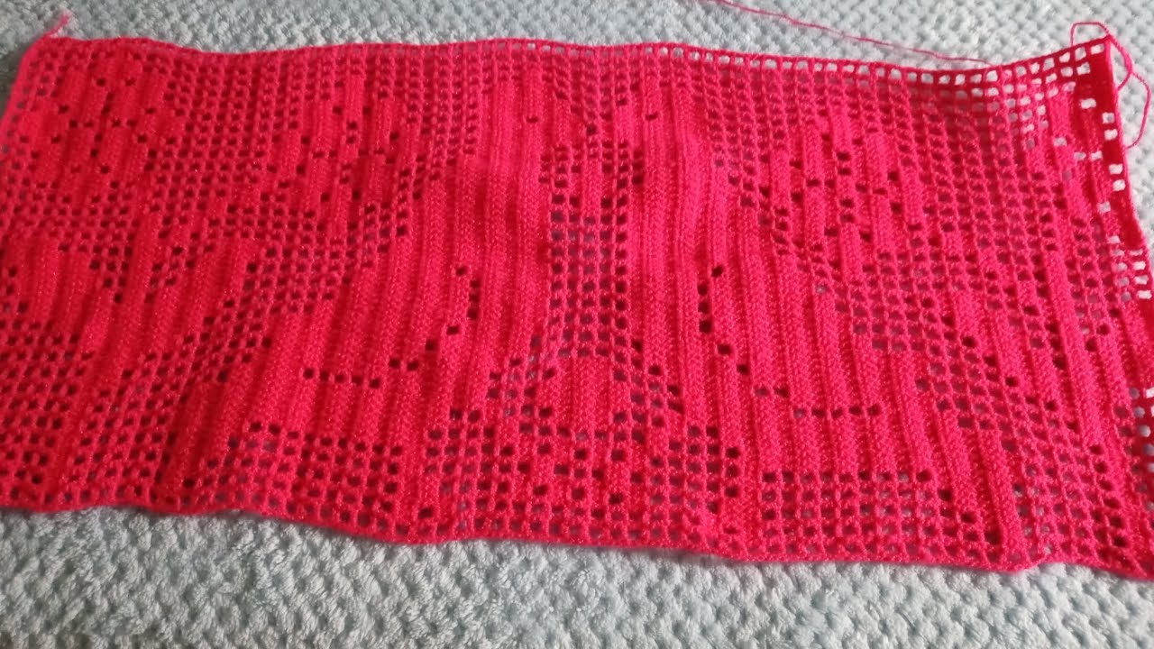 Continuación de la (parte9)del camino de mesa a crochet muy fácil de Aser paso a paso