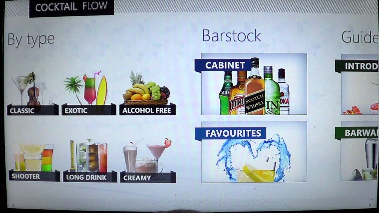 Windows 8 Cocktail flow app review