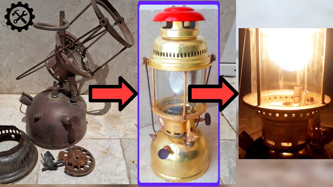 Full Restoration of a Vintage Pressure Lantern Found in a Junk Pile