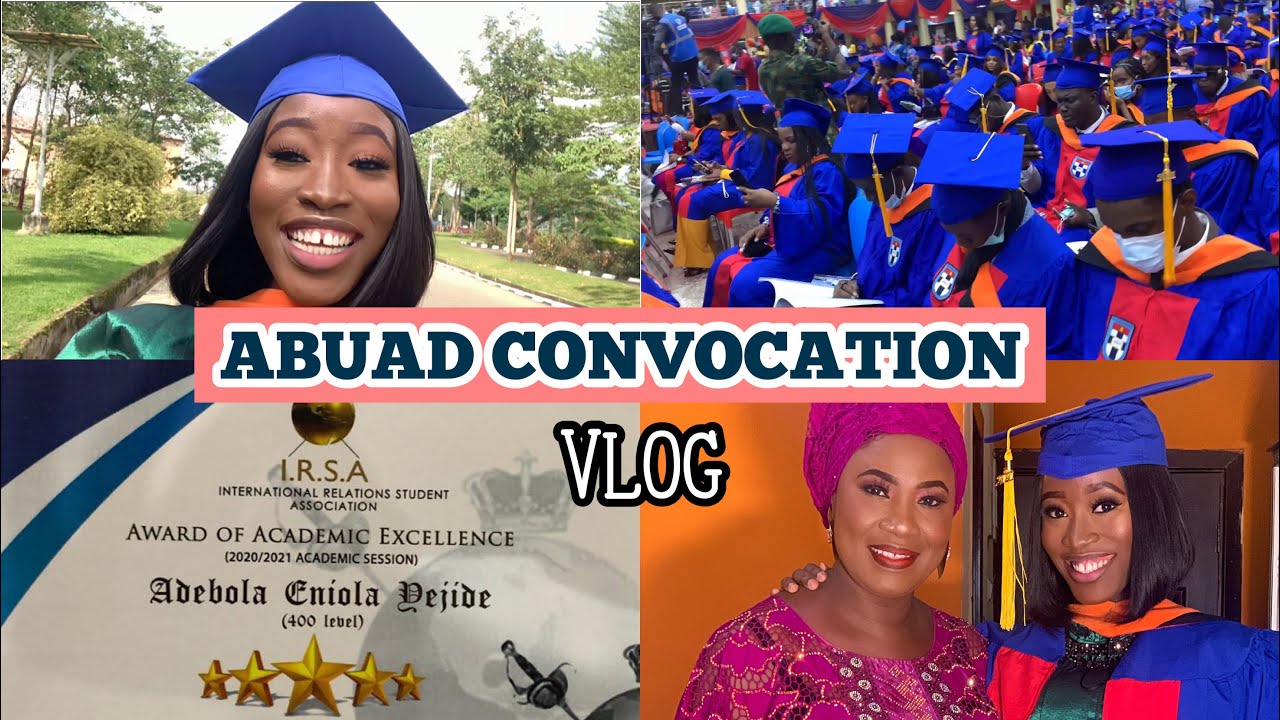 I Graduated With A First Class !!! || Convocation Vlog (ABUAD)
