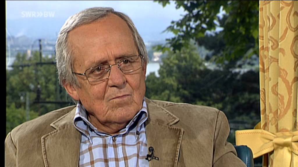 Fritz Frey im Gespräch mit dem Kabarettisten Dieter Hildebrandt